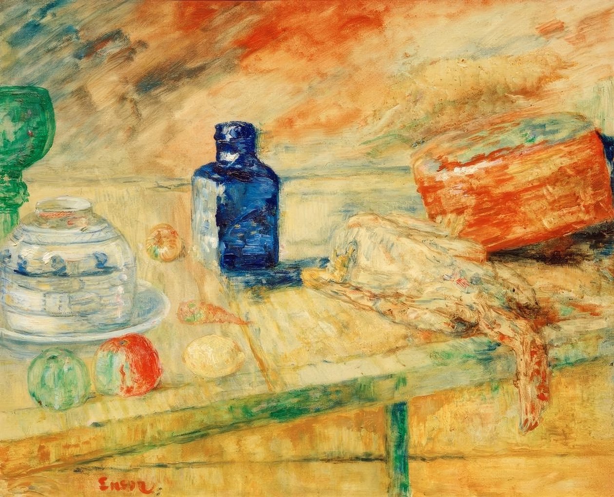 mavi şişe by James Sidney Ensor