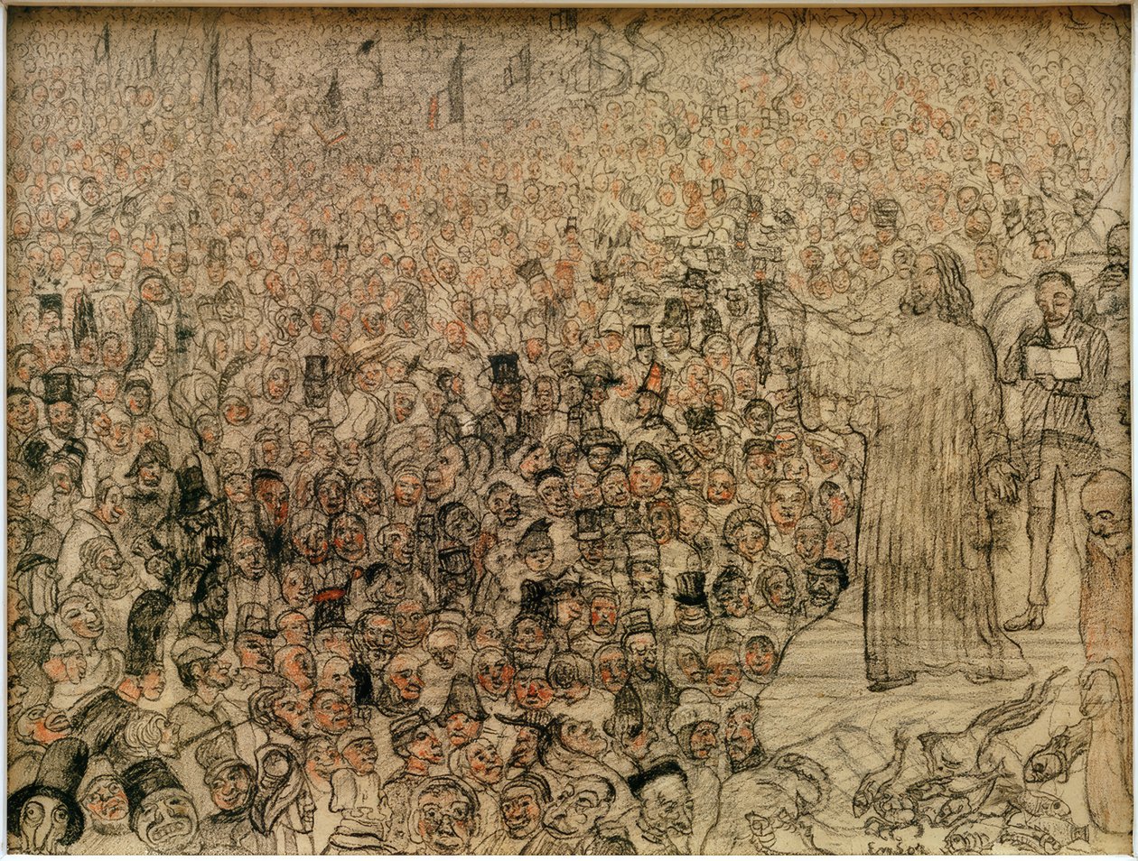 balıkların çoğalması by James Sidney Ensor