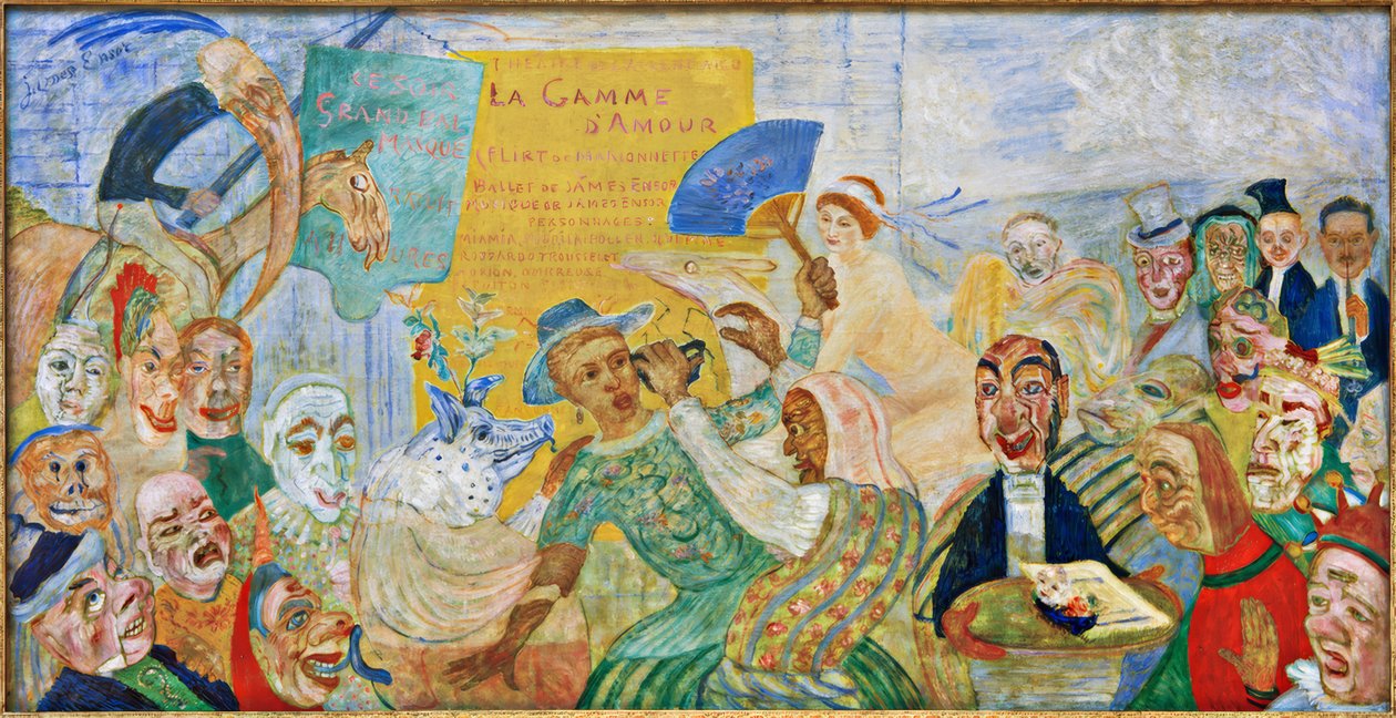 yırtık maske by James Sidney Ensor