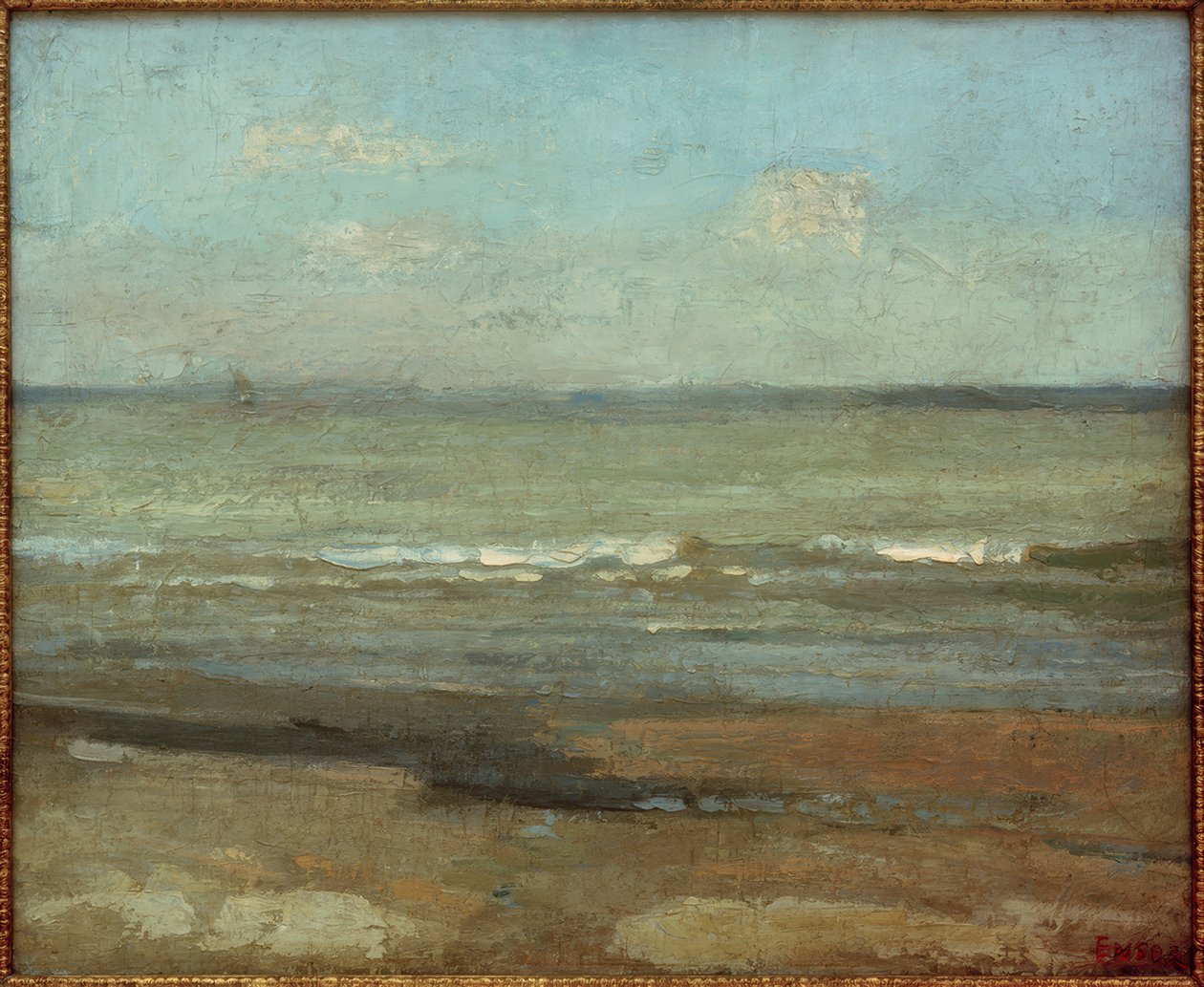 gri deniz manzarası by James Sidney Ensor