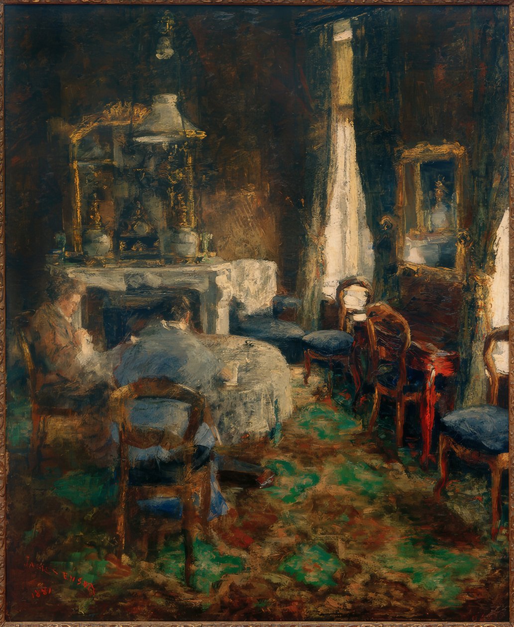 Burjuva Salonu by James Sidney Ensor