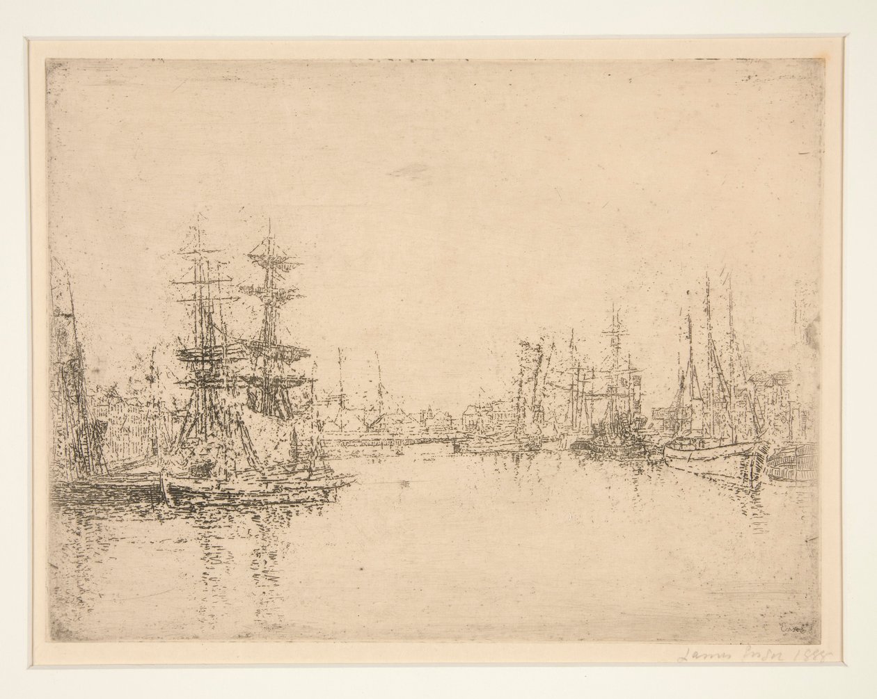 Ana Rıhtım, Oostende (Ana Rıhtım, Oostende) by James Ensor