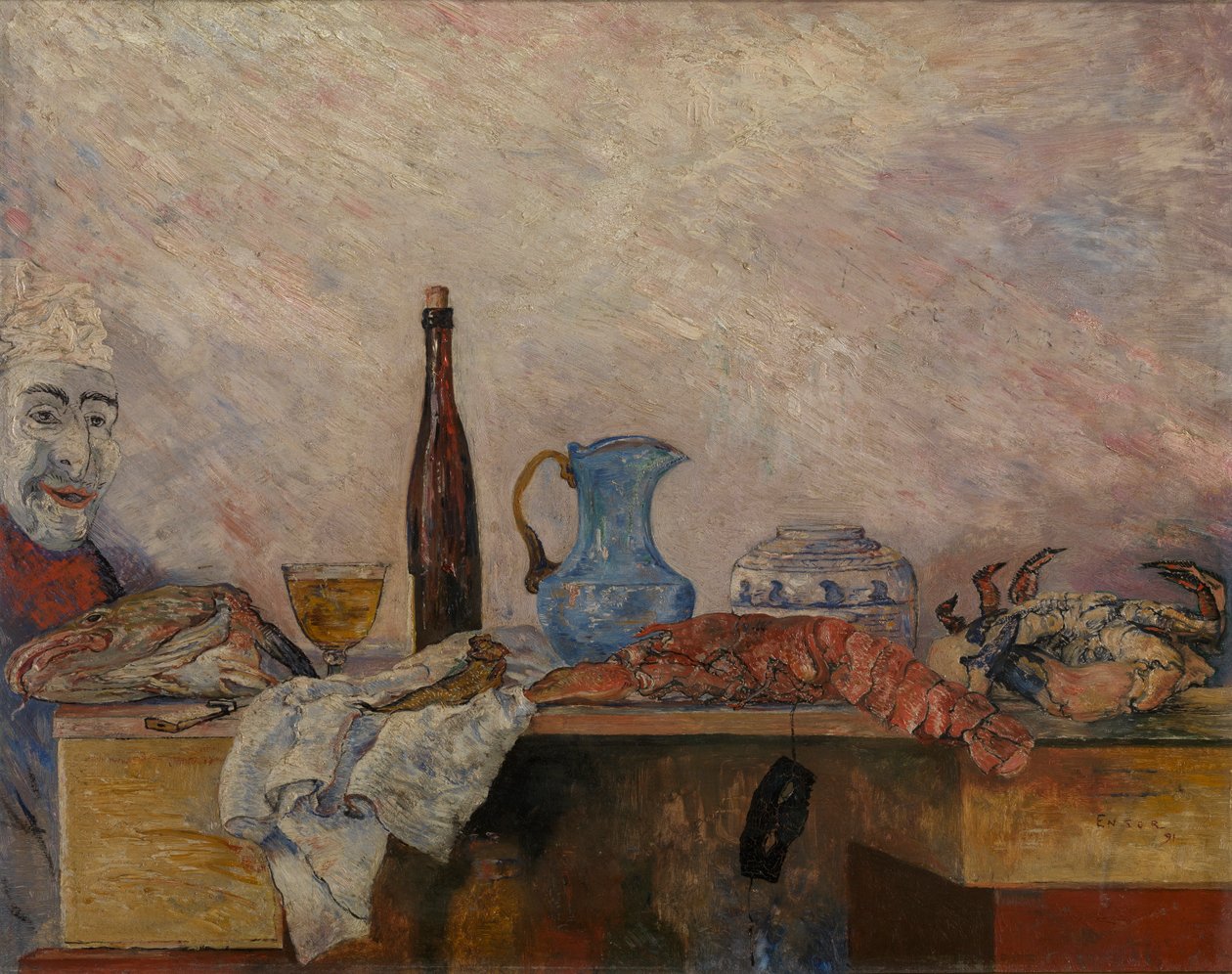 Maske ve Kabuklular by James Ensor