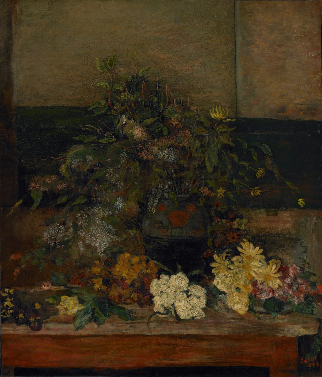 çayır çiçekleri by James Ensor