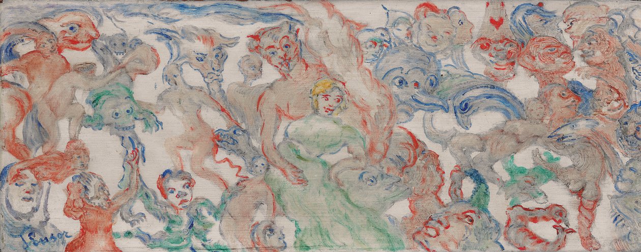Canavarlar İç İçe Dikişsiz, İç İçe (B) by James Ensor