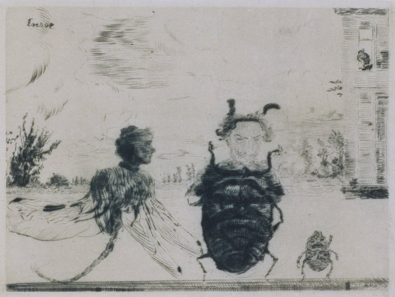 Tuhaf Böcekler by James Ensor