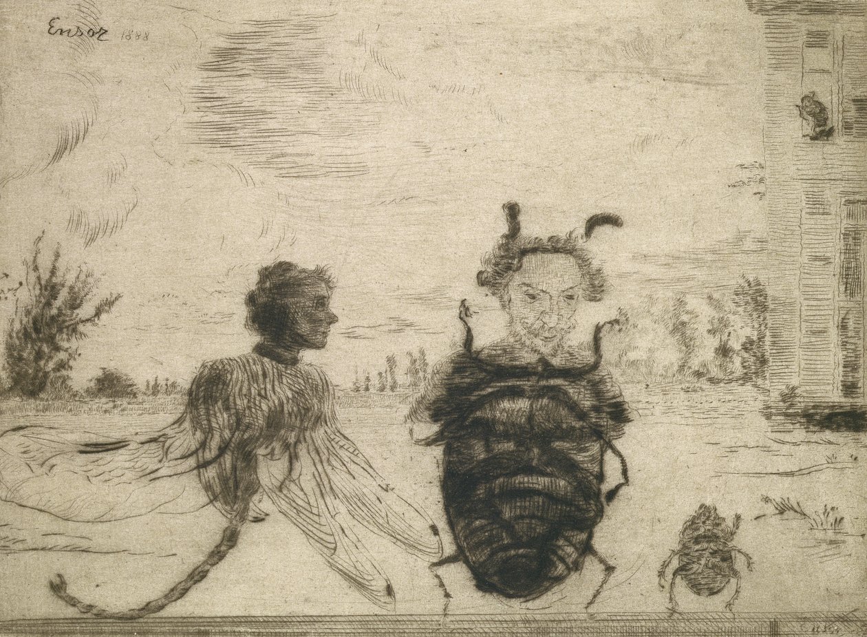Tuhaf Böcekler by James Ensor
