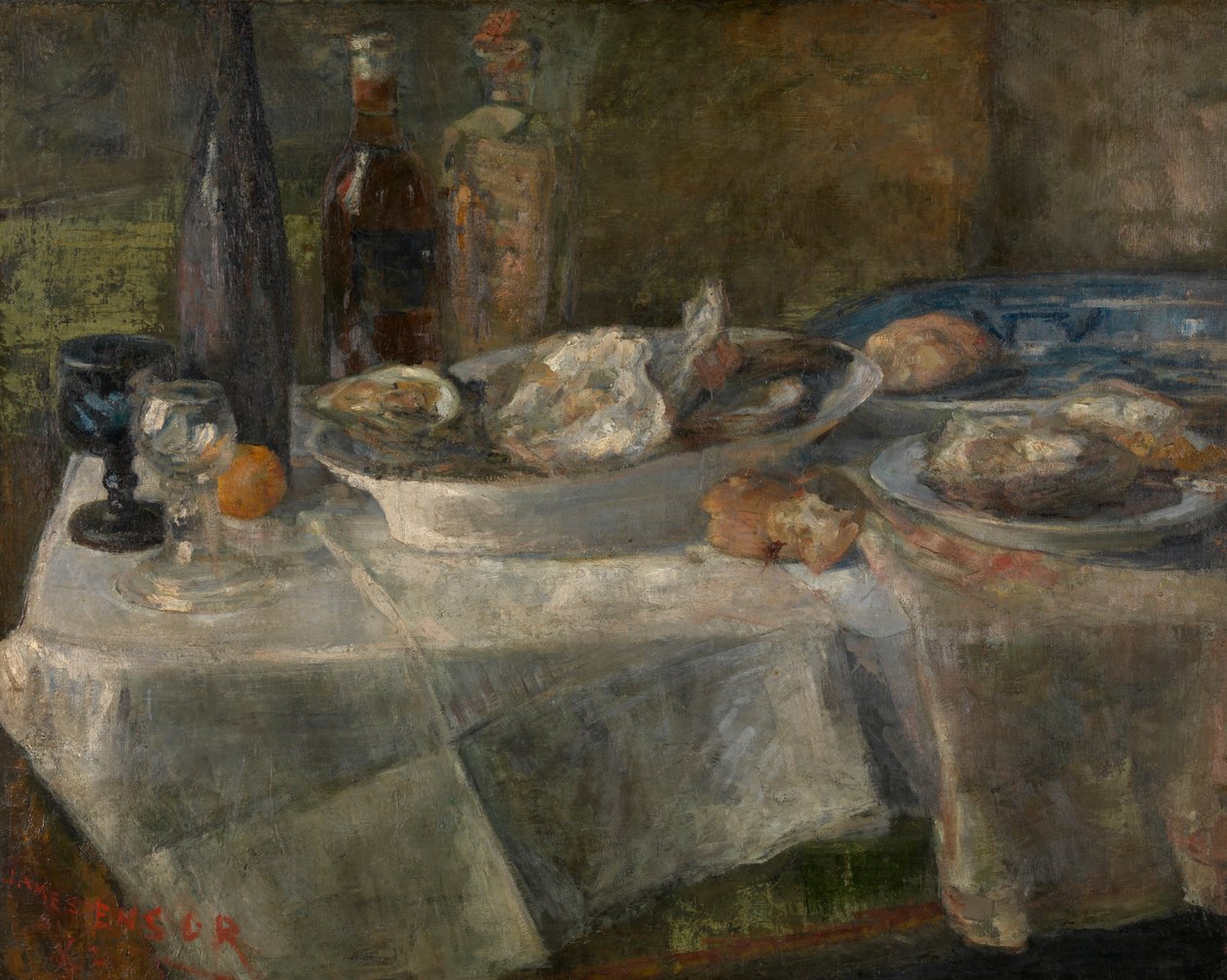İstiridye ile natürmort by James Ensor