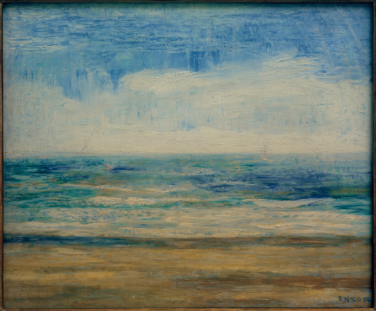 Oostende Plajı by James Sidney Ensor