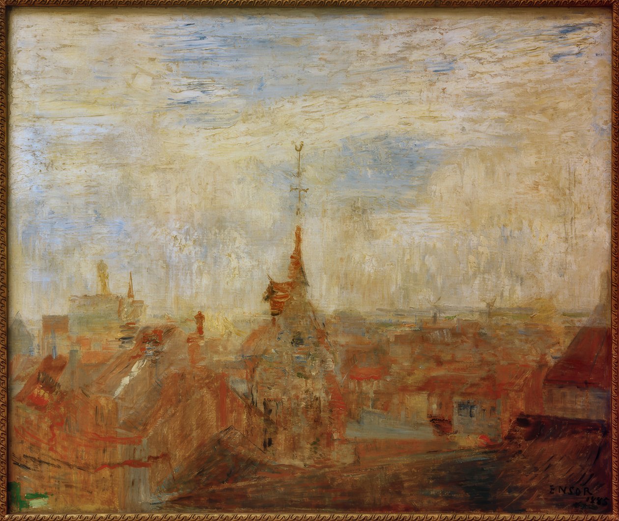 Oostende Çatılarınız by James Sidney Ensor