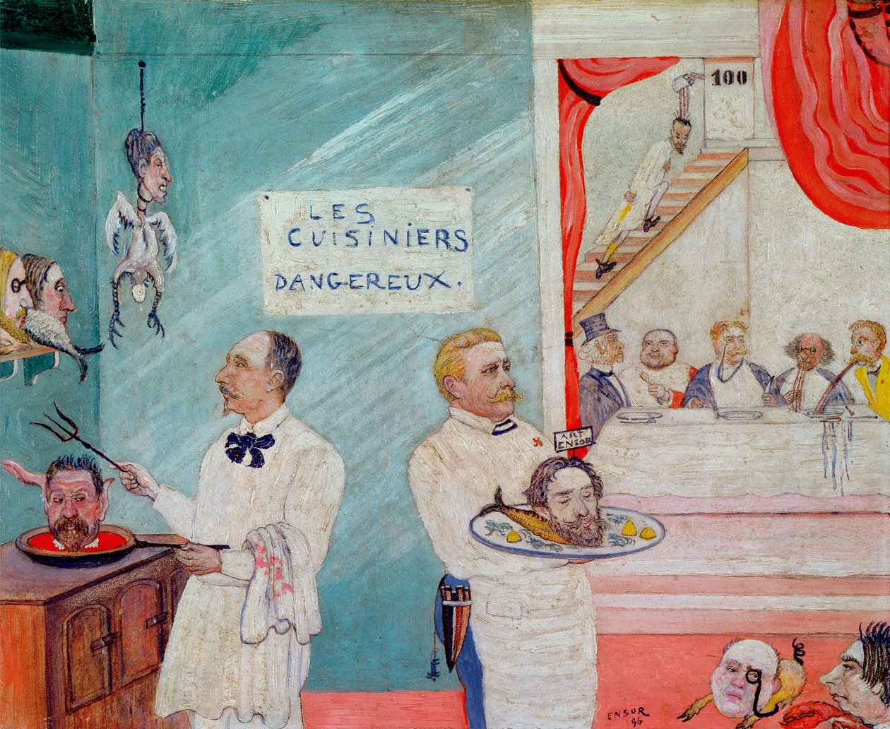 Tehlikeli Aşçılar by James Ensor