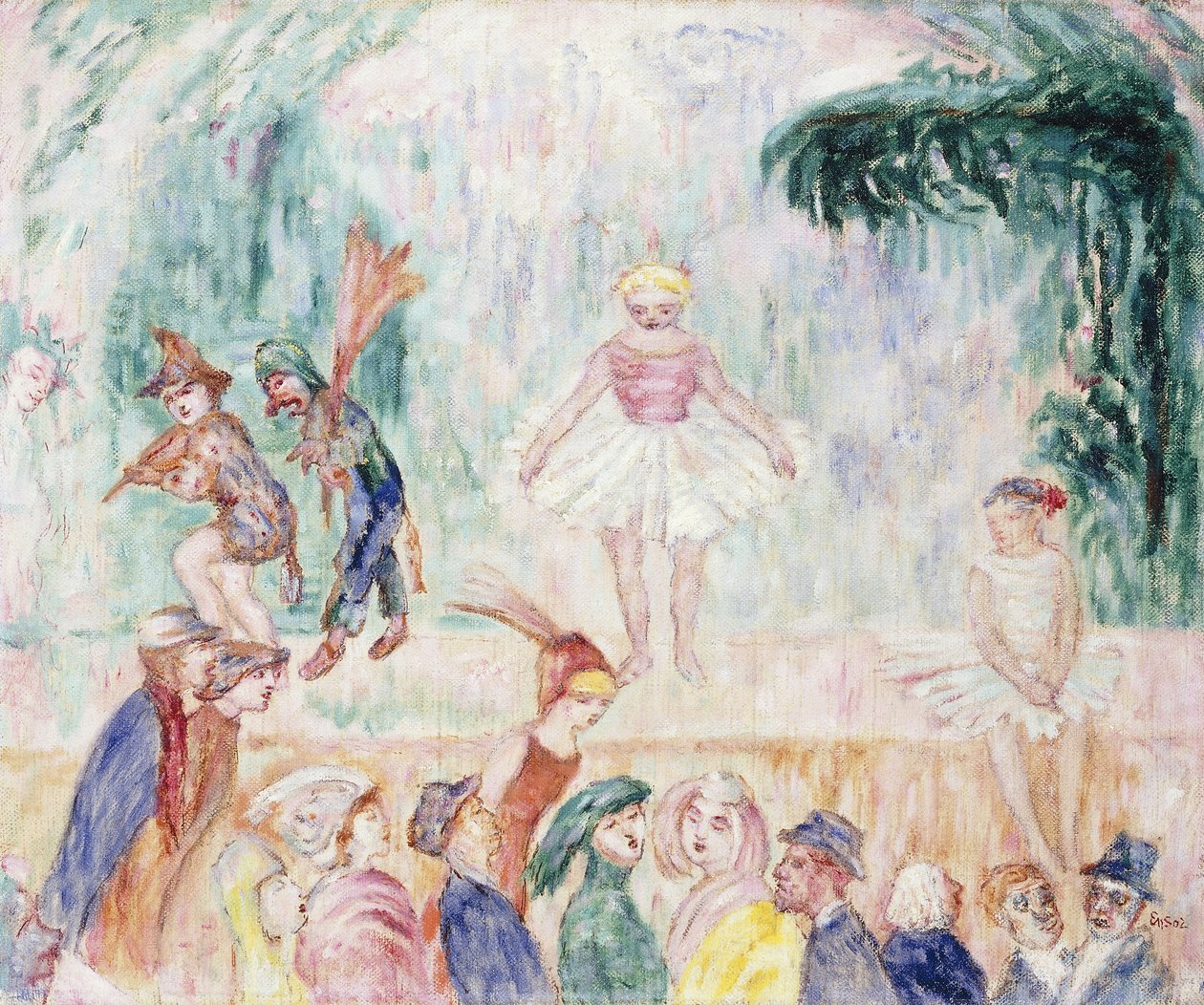 Küçük Tiyatro; Petit Theatre - Küçük tiyatro by James Ensor