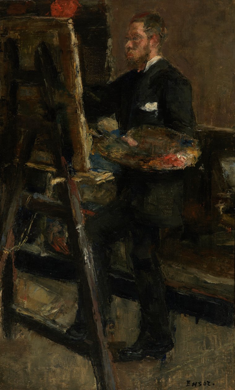 Ressam Alfred William Finch by James Ensor
