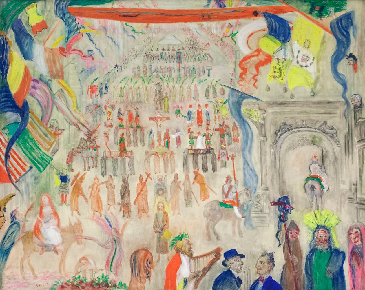 Tövbe Edenlerin Alayı, Veurne by James Ensor
