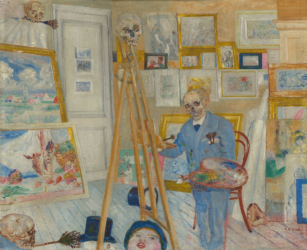İskelet Ressamı by James Ensor