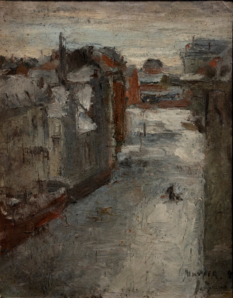 Kar Altında Van Iseghemlane by James Ensor