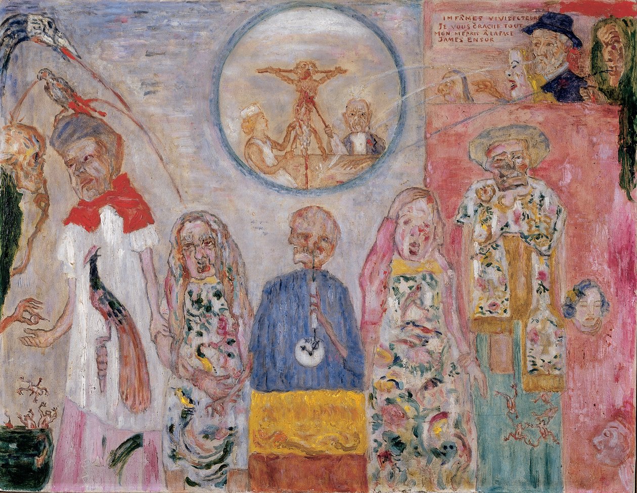 The Vile Vivisectors, 1930 dolayları (tuval üzerine yağlıboya) by James Ensor