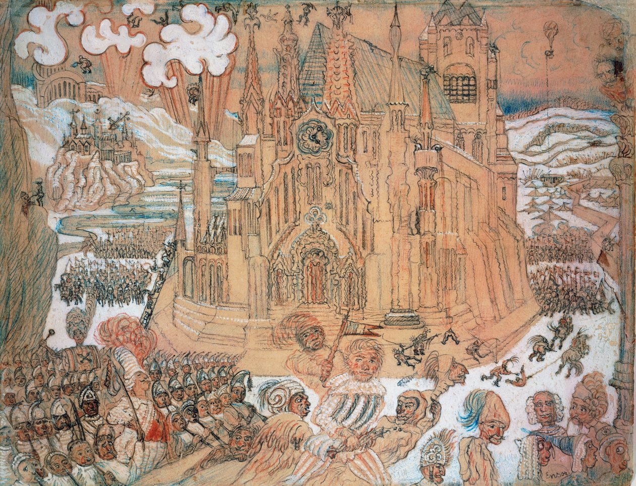 Katedral by James Ensor