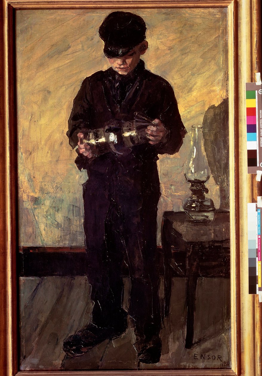 küçük kandil tamircisi by James Ensor
