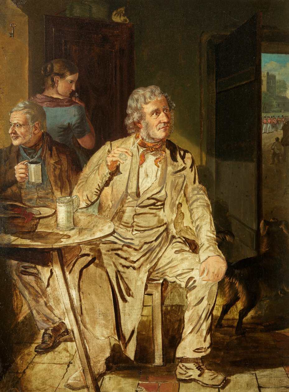Bir Taverna Sahnesi için Çalışma by James Flewitt Mullock