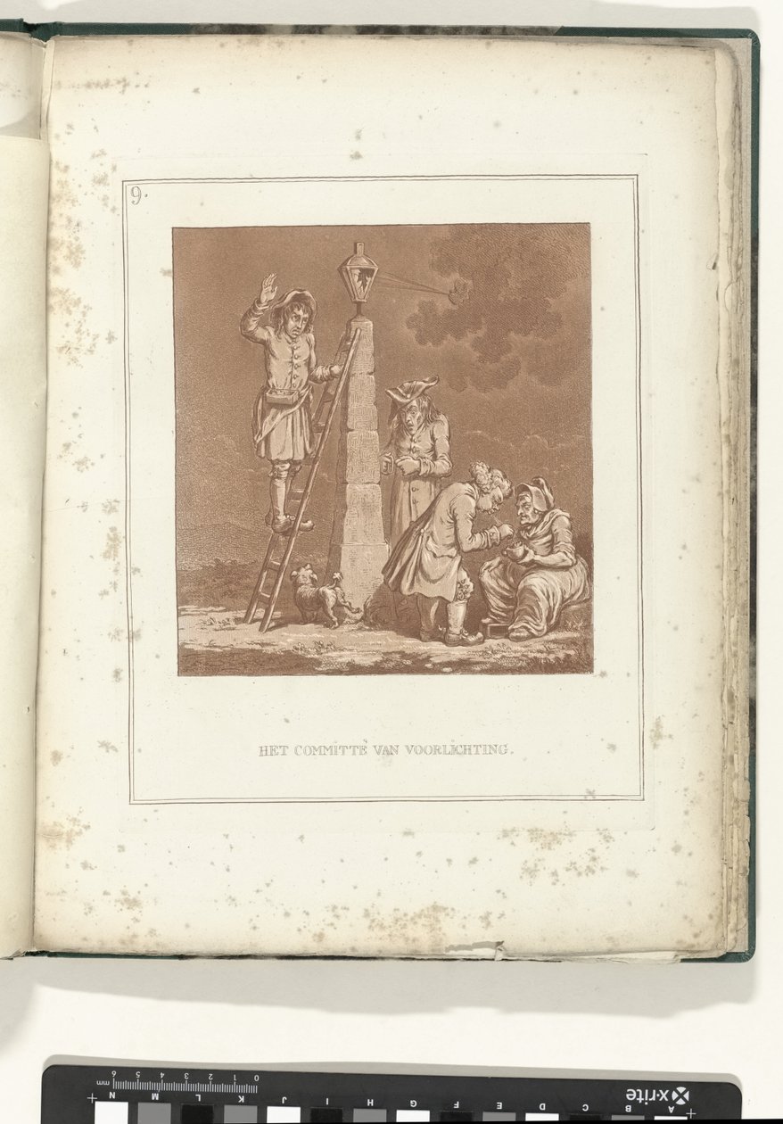 Bilgi Komitesi, 1795 Bilgi Komitesi (nesne üzerindeki başlık) Hollandia Regenetata (dizi adı) by James Gillray (possibly)