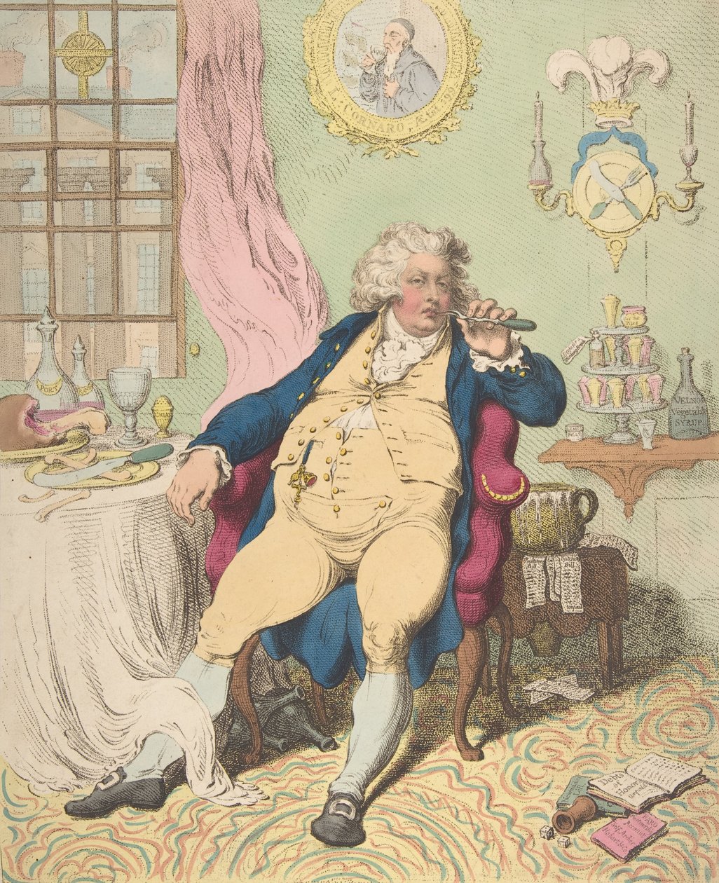Sindirim Korkuları Altında Bir Gönüllülük, 2 Temmuz 1792., 2 Temmuz 1792. by James Gillray