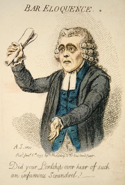 Bar Eloquence, Hannah Humphrey tarafından 1795