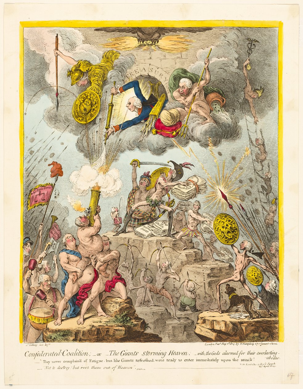 Konfederasyon Koalisyonu by James Gillray