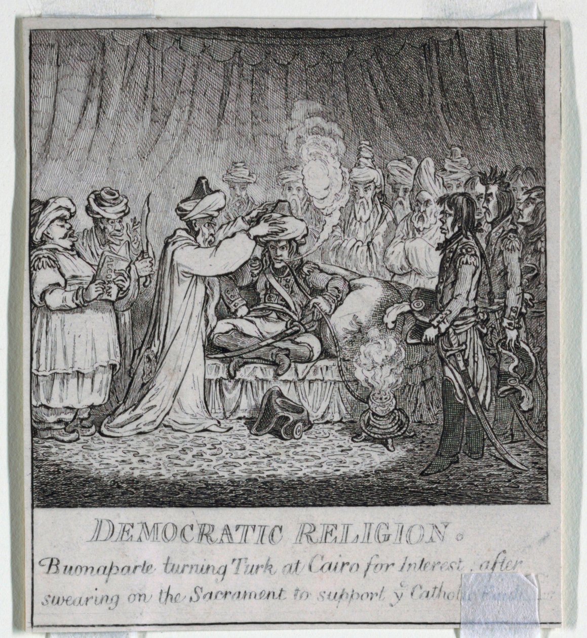 "Demokrasi veya Bir Eskiz o by James Gillray