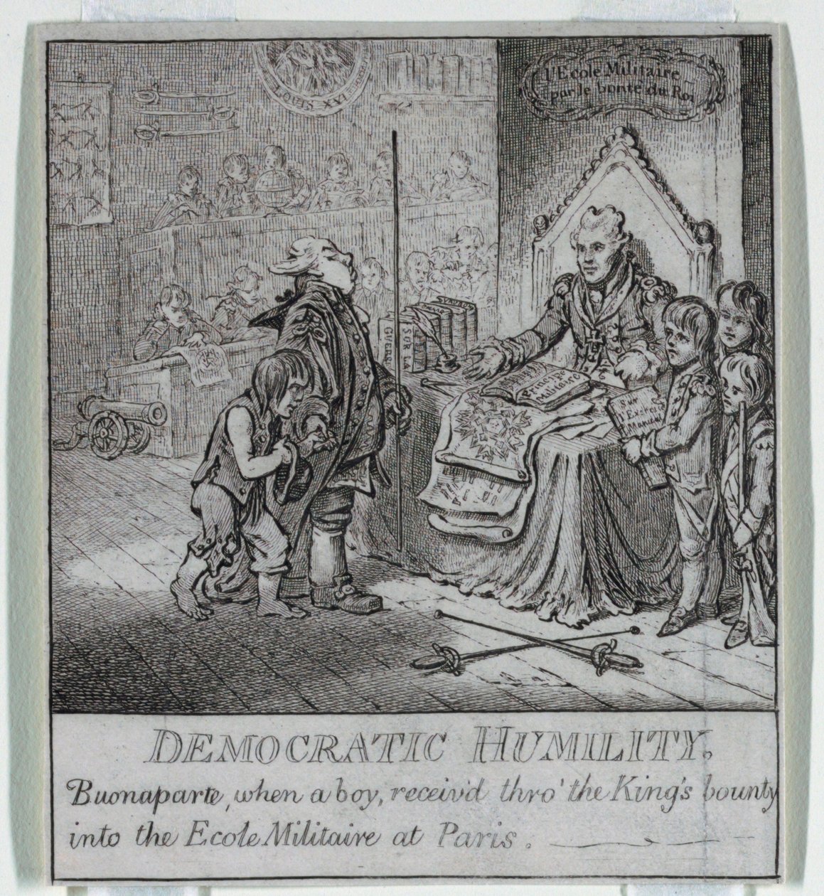 "Demokrasi veya Bir Eskiz o by James Gillray