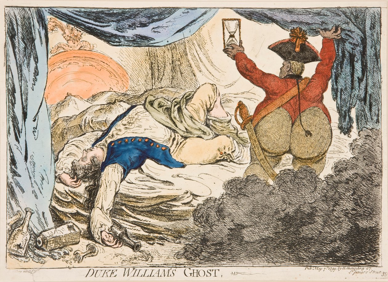 Duke William'ın Hayaleti by James Gillray