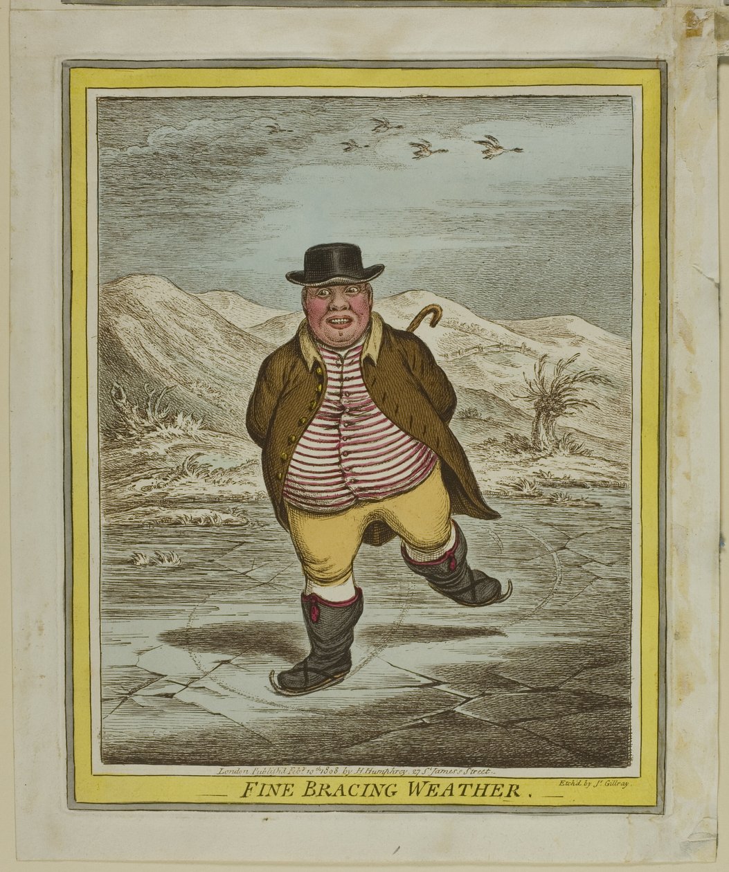 İnce Destek Hava Durumu by James Gillray