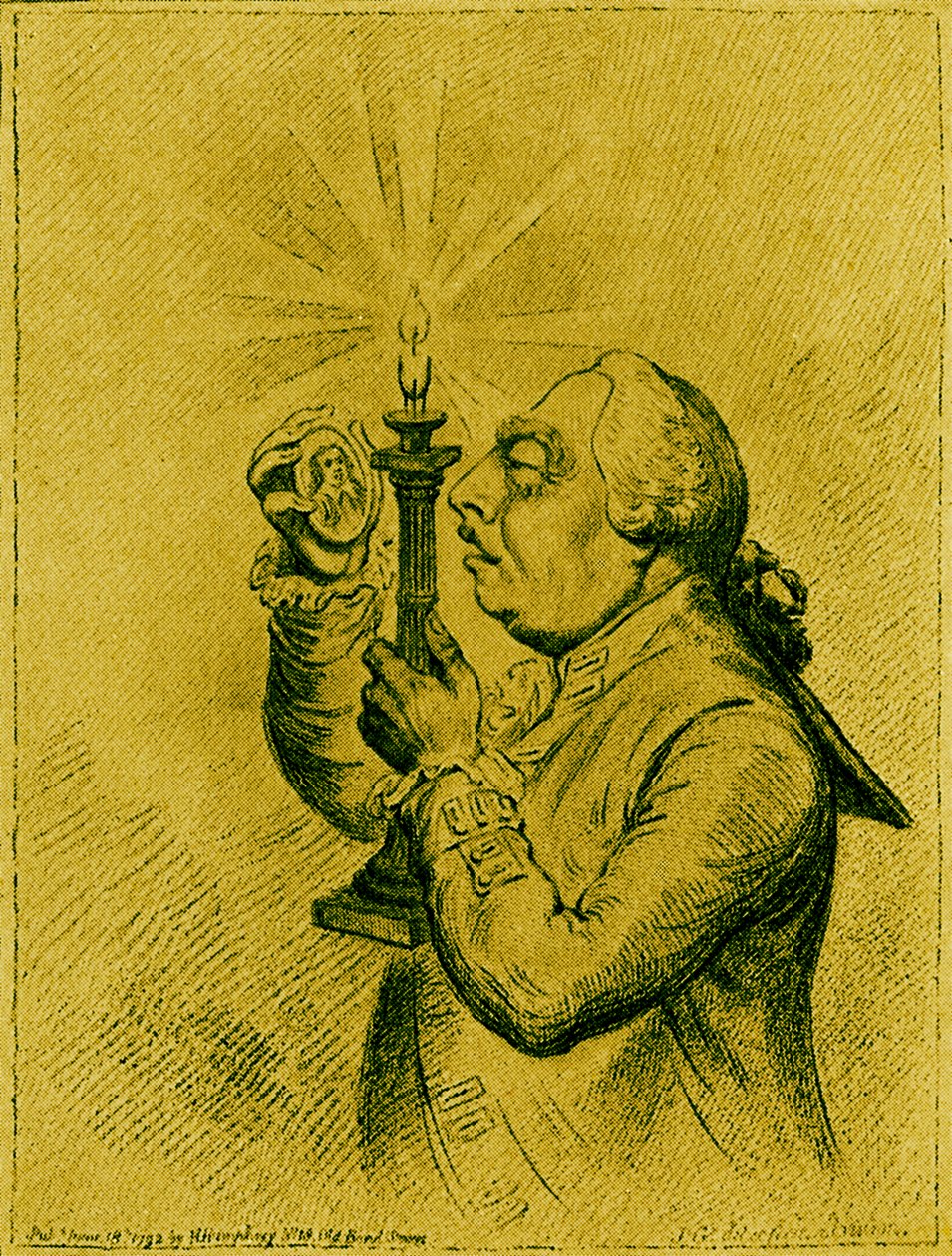 James Gillray tarafından George III karikatür by James Gillray