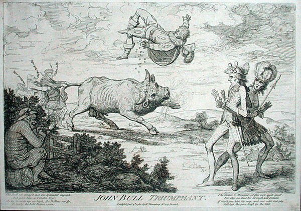 John Bull Triumphant, William Humphrey tarafından 1780