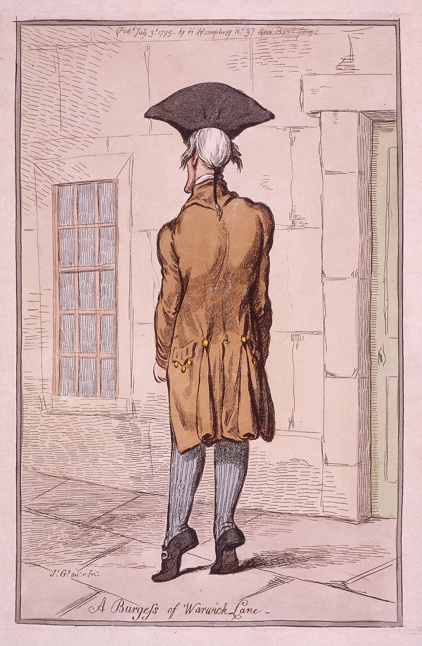 John Burges Doktora, 1795 by James Gillray