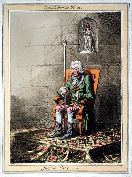 Juge de Paix, Hannah Humphrey tarafından 1798