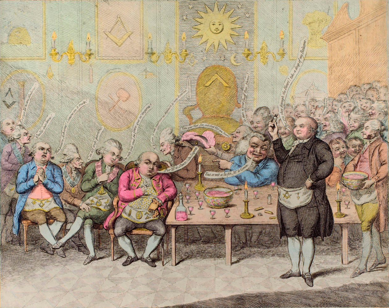 Maconic Anecdote/A Masonic Anedcote - James Gillray (1757-1815) - Count Cagliostro