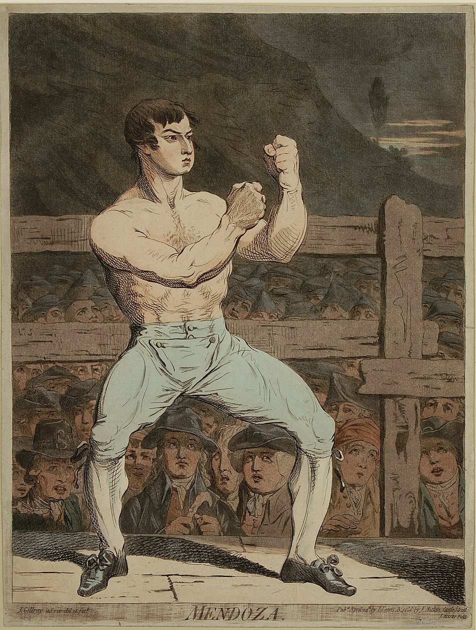 Mendoza (suda yaşayan) by James Gillray