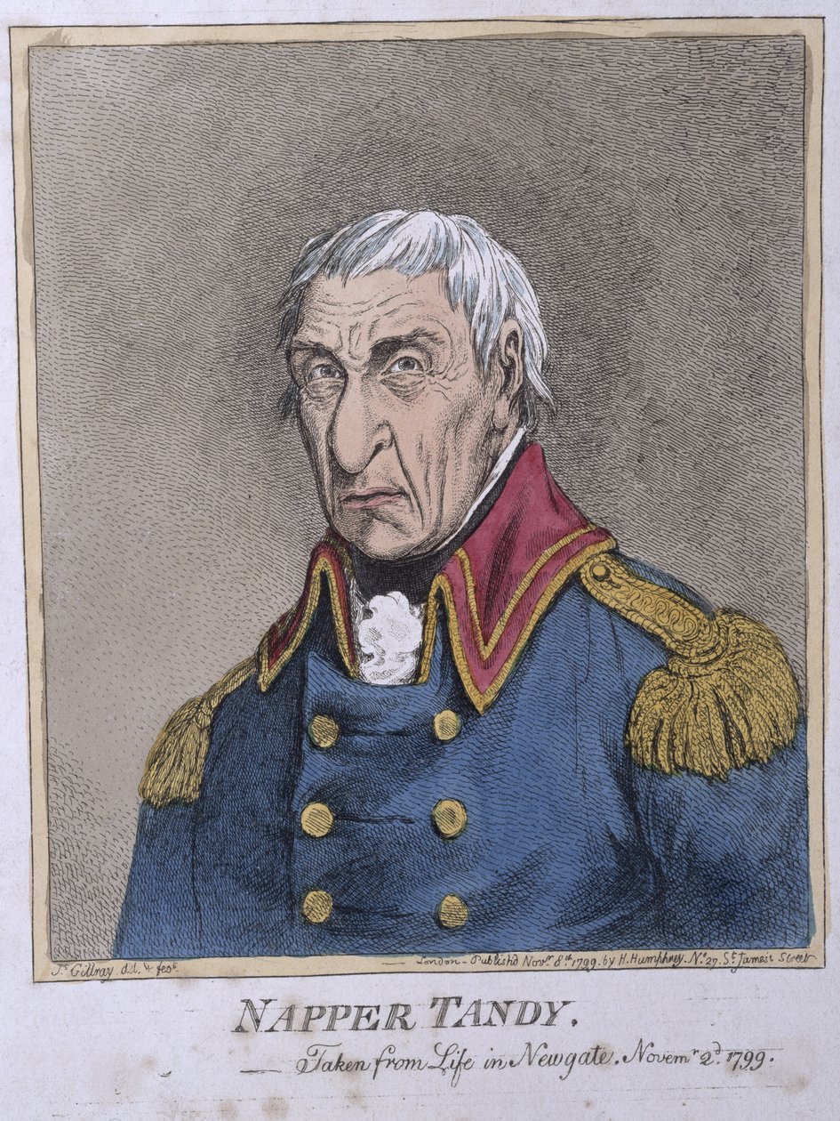 Napper Tandy (1740-1803), Hannah Humphrey tarafından 1799
