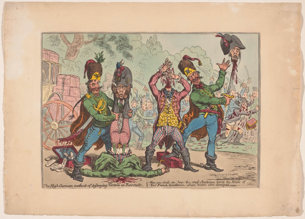 Fransız elçilerine Avusturya muamelesi, 1799 Rat-stadt