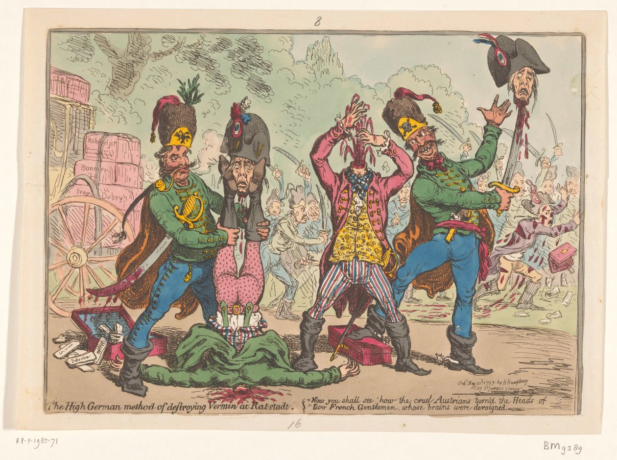 Fransız elçilerine Avusturya muamelesi, 1799 Rat-stadt