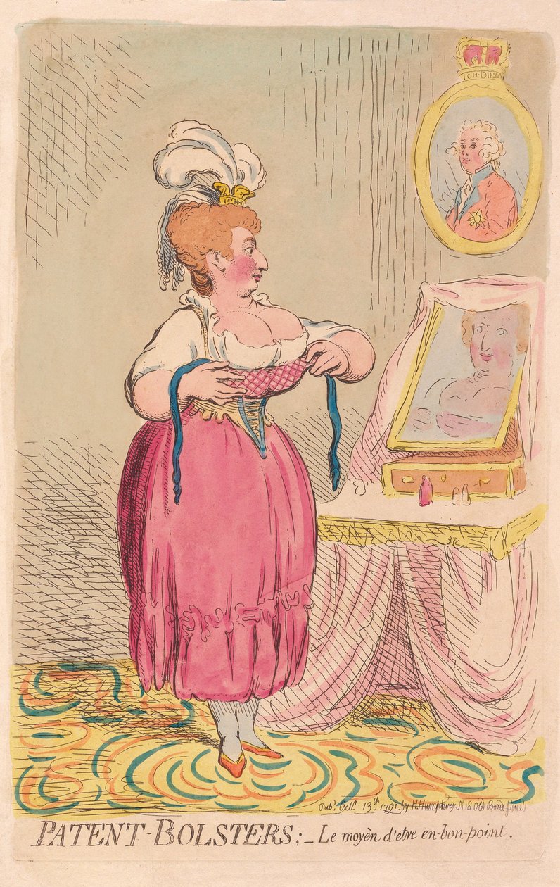Patent-Destekler: İyi Noktada Olmanın Yolu, pub. 1791 (el renkli gravür) by James Gillray