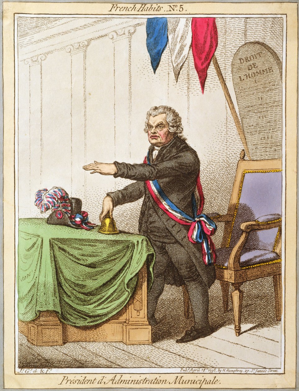 Başkan Administration Municipale, 1798