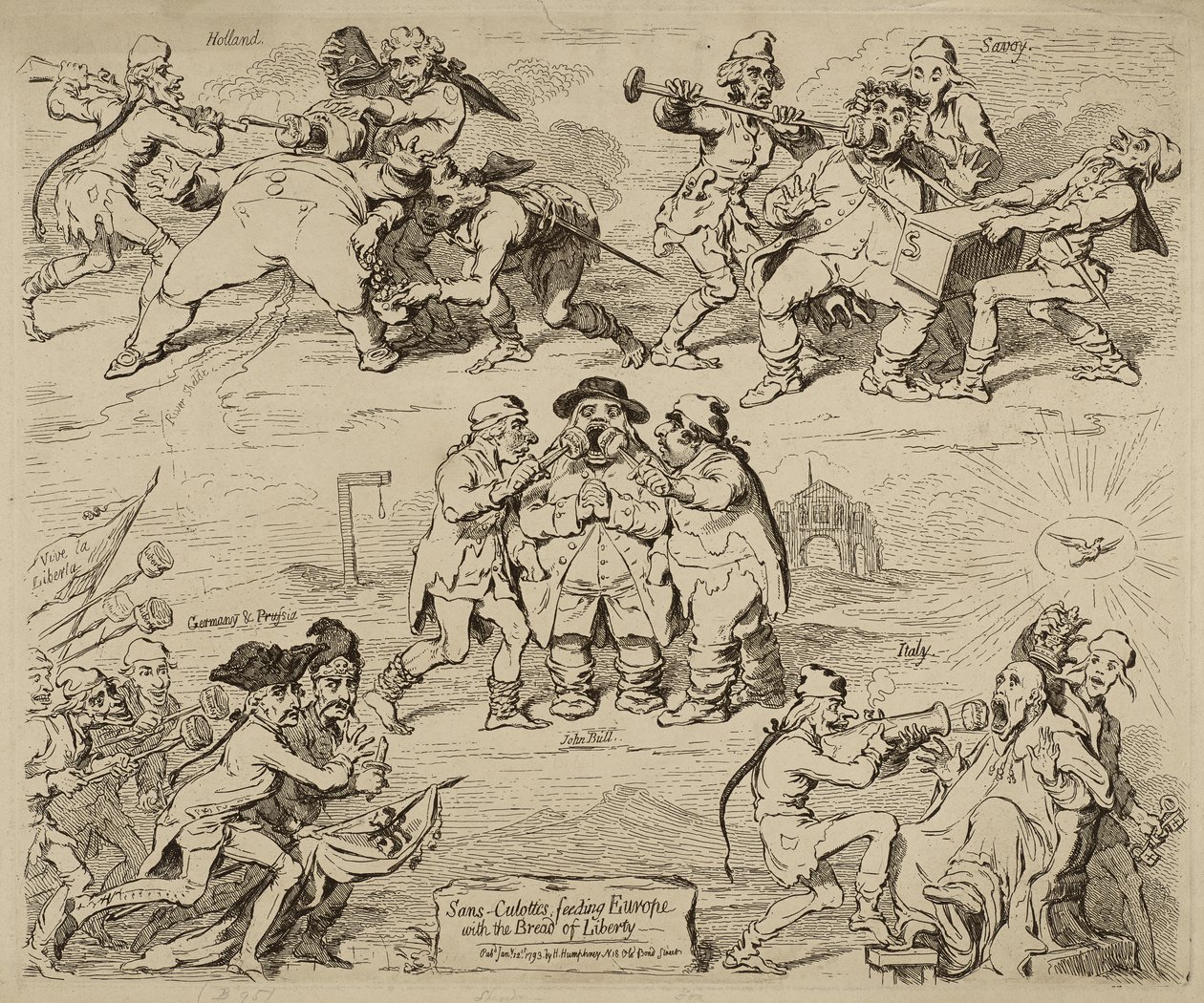 Sans-Culottes, Avrupa