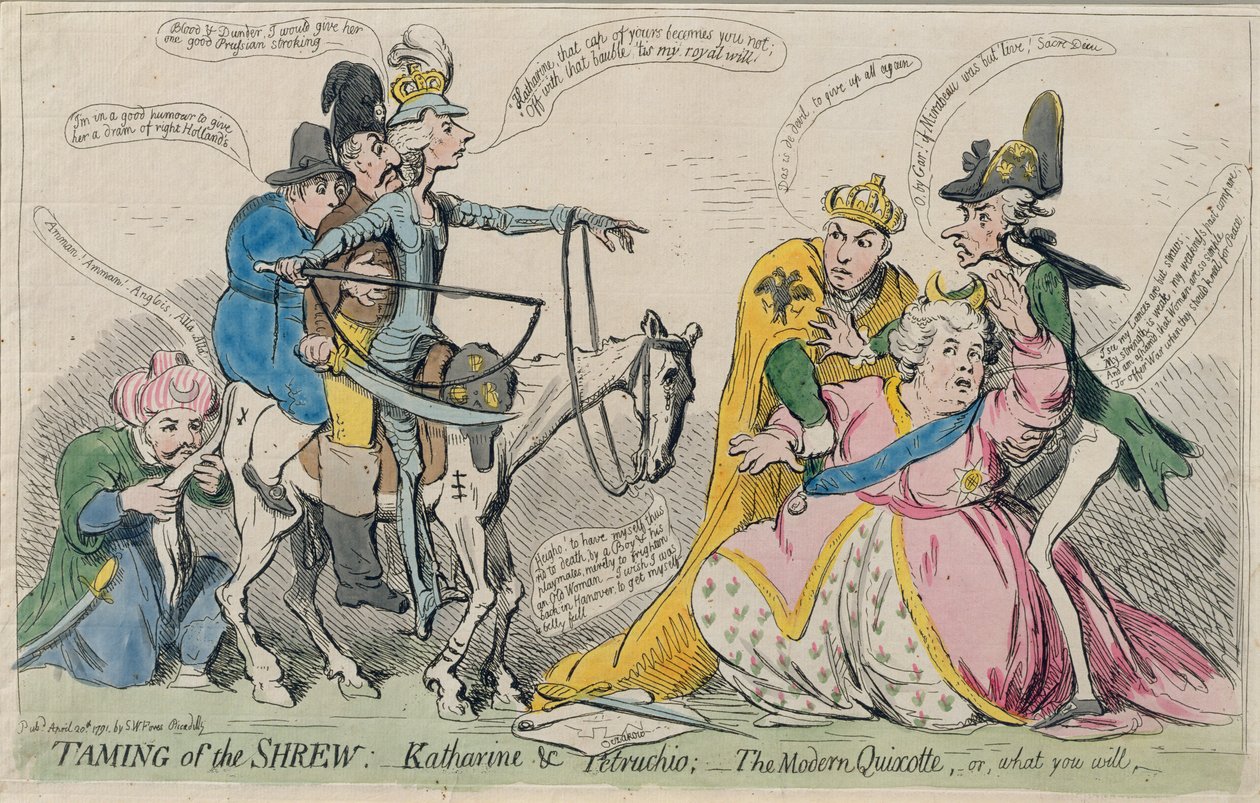 Hırçınlığın Evcilleştirilmesi: Katherine und Petruchio veya The Modern Quixote, S.W. 1791