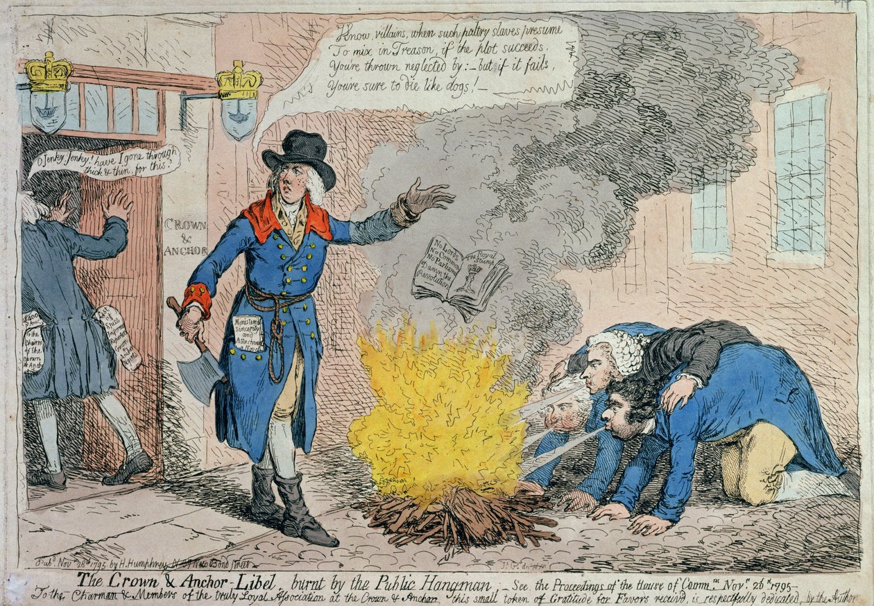 The Crown und Anchor Libel, Hannah Humphrey tarafından 1795