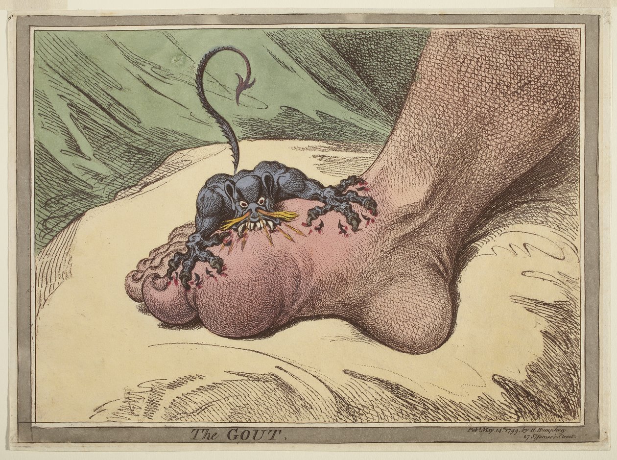 Gut by James Gillray