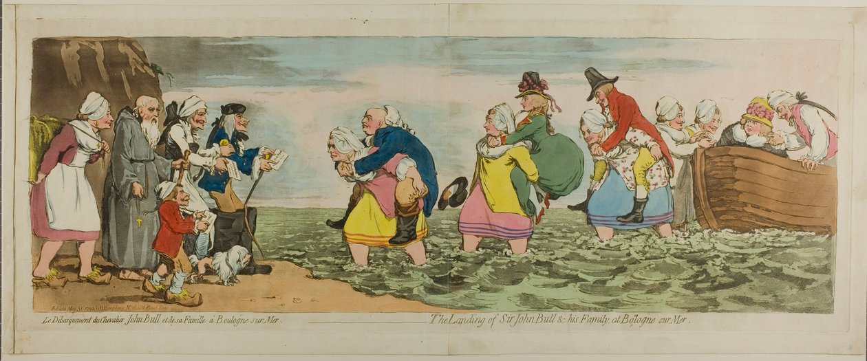 Sir John Bull ve Ailesinin Boulogne sur mer