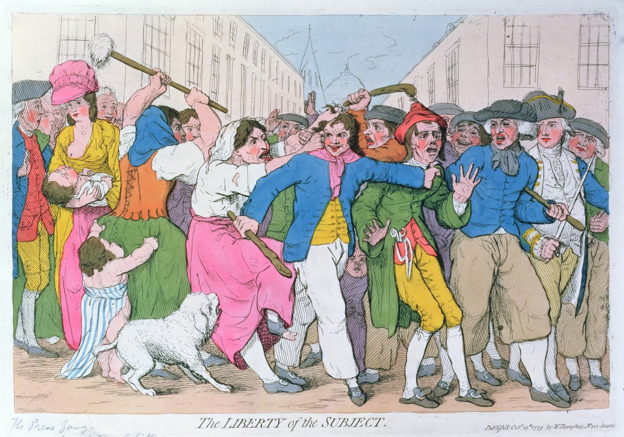 Öznenin Özgürlüğü, yayın. H. Humphrey, 15 Ekim 1779 by James Gillray