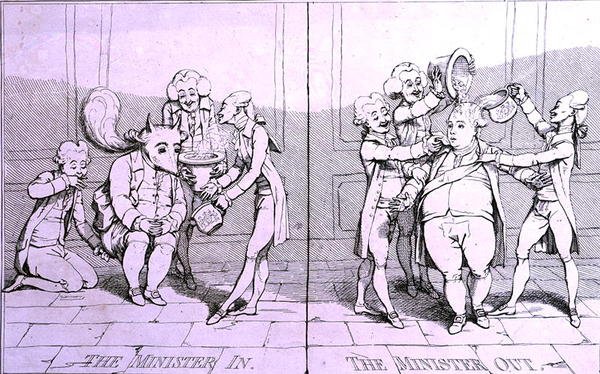 The Minister In - The Minister Out, William Humphrey tarafından 1782